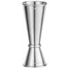 HENDI Jigger cocktail doppio 25/50ml, BarUp, misurino per bevande da barista professionale, dosatore per bar, barman, ø44x(H)110mm, acciaio inox