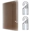 Siqian 2 ganci per asta veneziana, accessori per tende verticali, pezzi di ricambio bianchi per bacchetta/asta (taglia M)