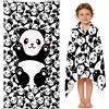 FCXVXCL Panda Asciugamano Spiaggia 70×150cm Asciugamani da Piscina Asciugamano da Viaggio Animal Print Microfibra Asciugatura Rapida Morbido per Viaggi Campeggio
