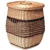 e-wicker24 Alles aus Weide Cesto portabiancheria in vimini intrecciato