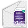 KNERST® Piumino Mezza Stagione 155x220 - Trapunta Matrimoniale in Microfibra Traspirante - Piumone Letto Singolo e Una Piazza e Mezza - Coperta Letto Lavabile e Anallergica