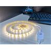 Vortex Strisce LED Vortex HJ-J0083C USB con sensore di movimento, bianco freddo 3m Luce LED dimmerabile attivata dal movimento(3 METRI, BIANCO FREDDO)
