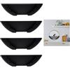 Dhisperares 4 Pezzi Porta Coperchi da Appendere, Porta Coperchi Autoadesiva | Coperchi di Pentole Grandi 15-32 cm, Plastica Supporto per Padella Montato per Pareti Della Cucina e Porte Degli Armadietti