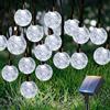 btfarm 10M Catena Luminosa Esterno Solare, Luci Solari da Giardino Impermeabile IP65, 8 Modalità Lucine Esterno Energia Solare Funzione di Memoria per Gazebo Balcone Pergole Festa Campeggio