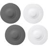 YSDYY 4 Pezzi Lavello in Silicone, Copertura del Lavabo, Arresto Anti-Bloccante E Anti-Odor, Facile da Pulire, Adatto alla Pulizia della Cucina E del Bagno.