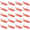 Engelland - 20 mollette in plastica, rosa salmone, molla forte e tenuta sicura, per interni ed esterni, senza BPA e senza plastificanti, prodotte in Europa, stabili, 8,5 cm