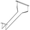 SOTECH Portabicchieri da vino per 1 fila di bicchieri 120 x 355 x 70 mm | Cromo lucido Supporto per da champagne, da birra