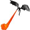 Generico 3D Printed Dragon Bookshelf Nook Light, Fire-Breathing Fantasy Statue