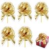Rakiuty Fiocco di Decorazione Natale,Natale Fiocchi Regalo,Fiocchi Regalo Grandi,Fiocchi Decorativi,Fiocchi Regalo di Nozze,Fiocco Decorazione Farfalla Nastro Regalo per Natale,Feste,5 Pezzi (Oro)