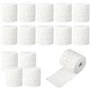Strehknewen Garze Gessate - Set 15 Rotoli 5 × 270 cm - Bende in Gesso per Calchi, Body Casting, Calco Pancione, Maschere e Artigianato - Asciugatura Rapida 3-8 min