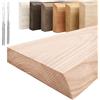LAMO Manufaktur Mensola sospesa in legno con fissaggio invisibile 20 cm