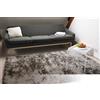 floor factory tappeto esclusivo moderno Satin grigio argento 160x230 cm tappeto shaggy pelo lungo