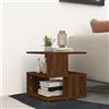 Genérico Tavolino da Salotto Rovere Marrone 40x40x40cm Legno Multistrato,Marrone,9.24kg,815812
