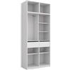 Vicco Armadio multifunzione multifunzione Elmo, Bianco, 50 x 40 cm | Set di 3per riporre in modo flessibile diversi capi di abbigliamento