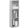 SKTQYQO Mobile Bagno A Muro Grigio Cemento 20x10x60,5 Cm