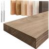 LAMO Manufaktur Mensola sospesa in legno con fissaggio invisibile 20 cm