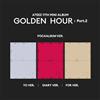 ATEEZ 11th Mini Album GOLDEN HOUR: Part.2 POCA Random Ver. QR Card + P.Card +...