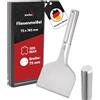 siwitec SDS Max Scalpello per piastrelle, 75 x 165 mm, scalpello professionale SDS MAX per rimuovere piastrelle e colla per piastrelle, angolato, scalpello largo, scalpello piatto SDS per martello