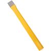 HEMOTON Scalpello per Muratura in Acciaio, Piatto, Manico Ergonomico Giallo | Taglio Efficiente, Punta Affilata e Resistente, Uso Manuale per Lavorazioni su Pietra e Mattonelle