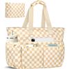 VOBUKE Borsa Mare Donna Grande XXL Famiglia Borse Spiaggia 50L Impermeabile con Cerniera Pieghevole Leggera Borse Beach Multitasche Tote Bag per Viaggio, Vacanza, Piscina, Fitness