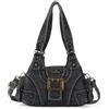 Angel Kiss Borsa Donna Elegante Borse a Mano Tracolla Morbida PU Pelle Tote Bag Impermeabile Borsa a Spalla Classica con Tracolla Rimovibile per Lavoro Viaggio Scuola Shopper
