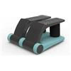 Generic Fitness Stepper Machine Pedaliera Macchina Stepper Attrezzo Palestra Domestico con Cilindri Ad E Cinghie Elastiche per Esercizi Completi Gambe Fianchi, Blu