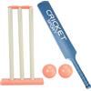 idqwsswt Attrezzatura da cricket per bambini, sport all'aria aperta, idea | divertente per coinvolgere i bambini nel gioco attivo e nell'interazione, set di mazze da cricket, palline e mazze da .