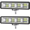 Asyduey Luci Un LED Impermeabili per Barche, 2 Luci 72W Luci Marine per e Banchine Impermeabili Testate 2200LMS Luce di Inondazione Un 120, Luci per Navi