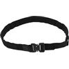 HINTRMENT Cintura con Chiusura Hook And Loop Doppio Strato in Nylon Tattica | Nero, Supporto Stabile e Regolazione Rapida, Punti di Aggancio per Pouches e Accessori da Servizio