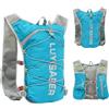 Genikeer Zaino per acqua corrente, gilet da corsa con sacca d'acqua Tracolla | Zaino da escursionismo per Ciclismo Trekking Sentiero Sci Alpino Arrampicata