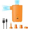 Yudkiasi Mini pompa ad aria elettrica portatile utilizzata per gonfiare e sgonfiare sacchetti sottovuoto per materassi gonfiabili, divani gonfiabili, boe di nuoto, galleggianti da piscina, ecc. Con