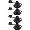 Toyvian 4 Pezzi Valvola a Vite a Spirale per Gommone Gonfiabile e Kayak PVC | Compatibile Pompa senza Adattatori, Gonfiaggio e Sgonfiaggio Fluidi, Resistente Agli Sbalzi Termici, per Campeggio e Attività