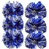 Luxshiny 6 Pezzi Cheerleading Blu in Plastica, Accessori Danza per Team | Riutilizzabile, Effetto Brillante, per Adulti, Festa Hawaiana