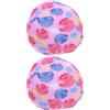 Generico 2 Pezzi Cuffia Pisc in Bambina Cartoon Design in Poliestere | Elastic Design, Resistenza allo Strappo, per Nuoto e Immersione