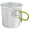 BELOWSYALER Tazza da campeggio in lega di alluminio per trail break e | Bicchiere pieghevole con manico, 150 ml, compatto, da campeggio