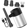 OFFIGAM Pompa Portatile per Sacchetti Sottovuoto 6000pa 60w | Lega di Alluminio, Abs e Pc, Batteria Integrata 5200mah, Pulsante e Ugelli Intercambiabili
