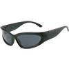 XXYAOCHEN Occhiali Da Sole Occhiali Da Sole Unisex Rettangolari Piccoli, Stile Retrò, Da Viaggio, Casual.