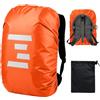 Mrilary Copertura antipioggia per zaini, 40-50 l, con strisce riflettenti