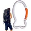 Ungtyb Moschettone di bloccaggio in lega di alluminio Clip Spring Lock Hook