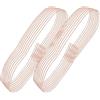 FRCOLOR 2 Pezzi Elastici per Punte da Balletto Donna, Rosa | Banda in Gomma Elastica, Tenuta Sicura e Comfort Duraturo, per Scene di Danza e Balletto
