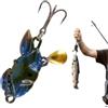 Generico Esche Artificiali Per La Pesca In Acque Dolci Realistica forma di granchio | Paillettes Pacco di esche morbide per multi-specie d'acqua : trota, crappie, luccio, walleye,