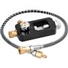 Asyduey Bombole per Immersioni Subacquee Ricarica Set di Adattatori Accessori per Immersioni All'Aperto Nero con Tubo Misuratore di Pressione