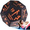 Generisch Cubi per fitness, con 12 lati, per allenamento e fitness, attrezzo sportivo per casa, yoga, esercizi di stretching, flessioni, dips