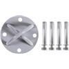 TUXCAXI Kit di montaggio per sedia amaca con ganci a soffitto per sacchi | anelli da ginnastica. Accessori per montaggio in per arti marziali. avvita saldamente alle travi.