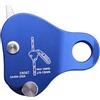 Asyduey Rope Ascender, Rock Climbing Tree Arborist Rope Grab Grip Autobloccante per Arrampicata e Salvataggio All'Aperto 8-13MM, Blu