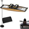MNUvxzaewf Macchina da sci simulata for interni, cross trainer 3D, carico 150 kg, for allenamento di vita, addome e gambe, forza ed equilibrio