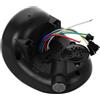 HANABASS Lampada Anteriore per Scooter Elettrico 48-60v, Plastico Nero