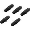 BELOWSYALER Worm Box, nero | Set di supporti in ABS portatile, organizer compatto per attrezzature, attrezzatura ad accesso rapido per pescatori
