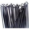 GMZQSN Raggi J-Bent in acciaio inox nero 14G - 40-350mm con nippli neri per MTB e bici da strada (14G 268mm 36pcs)