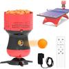 Generic Macchina da portata per ping pong, lanciatore automatico di palline da ping pong con telecomando, serbatoio a 90 palline, velocità e frequenza regolabili per allenamento e coaching